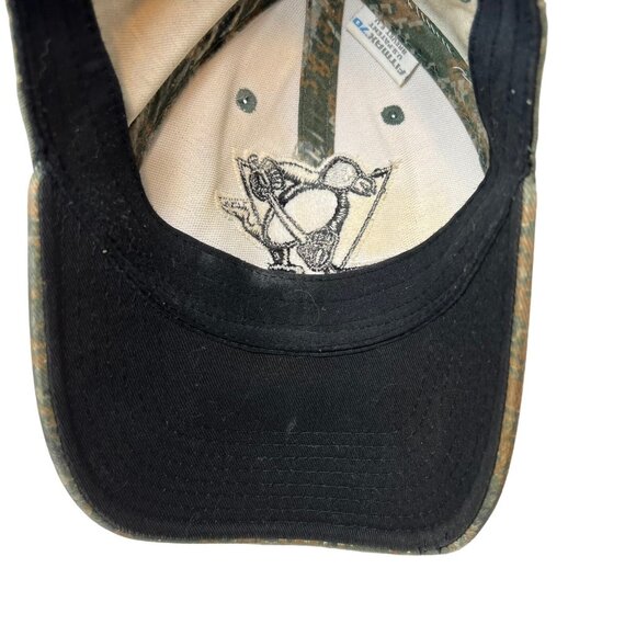 Pittsburgh Penguins Reebok Military Digital Camo Camouflage Fitted Hat Cap 7 3/8 - Picture 7 of 9
